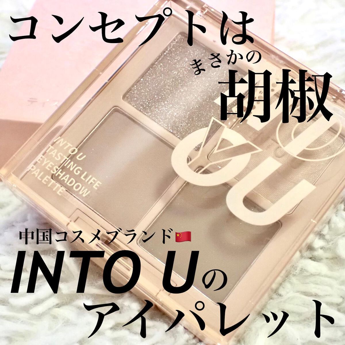 テイスティングライフアイシャドウパレット/INTO U/アイシャドウパレットを使ったクチコミ(1枚目)