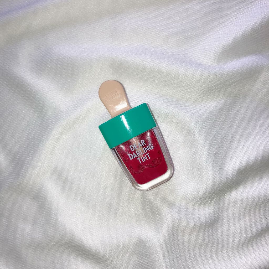 ディアダーリン ウォータージェルティント (アイスティント)/ETUDE/口紅を使ったクチコミ(2枚目)