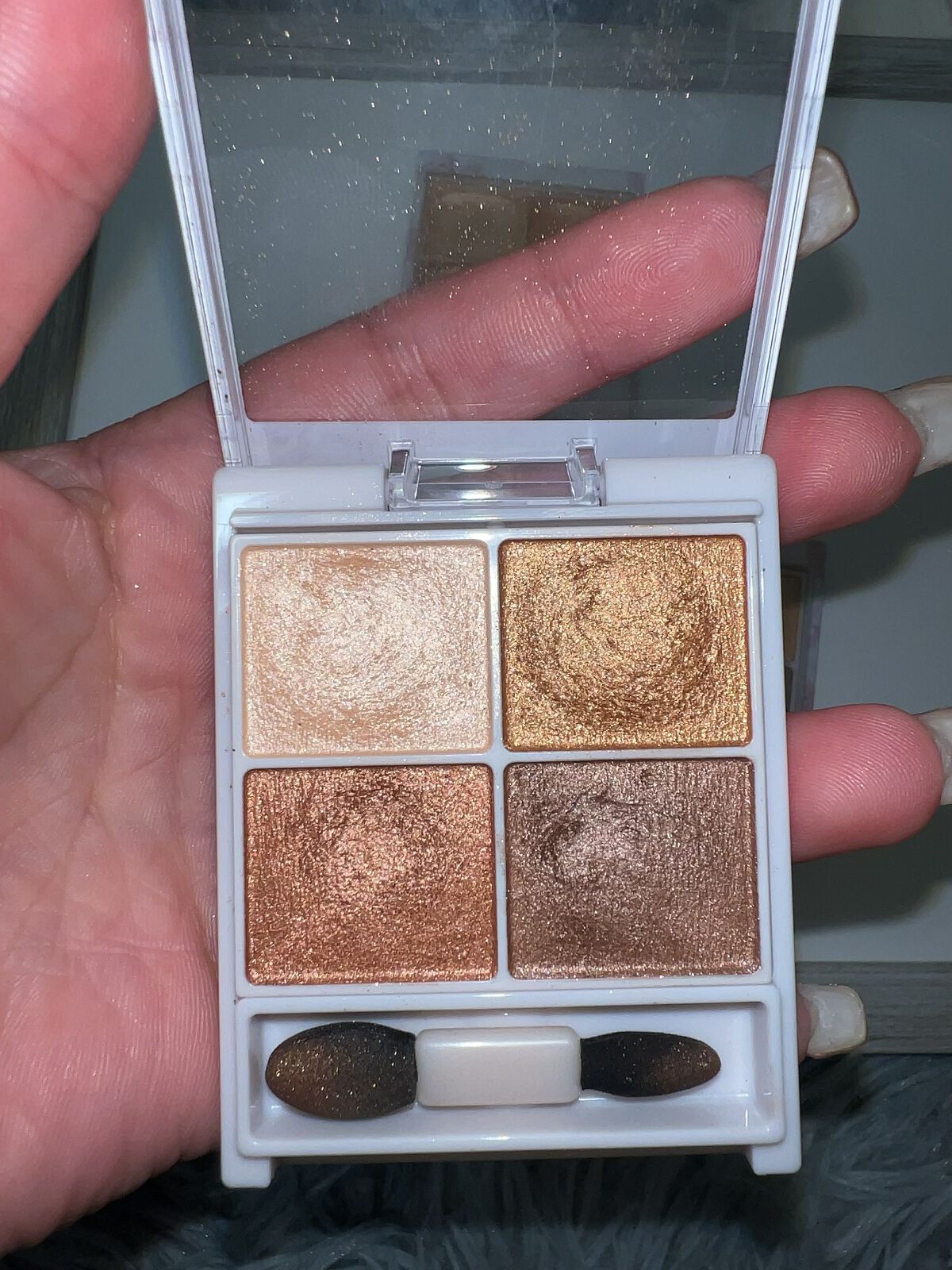 シルキースフレアイズ/キャンメイク/アイシャドウパレットを使ったクチコミ(2枚目)