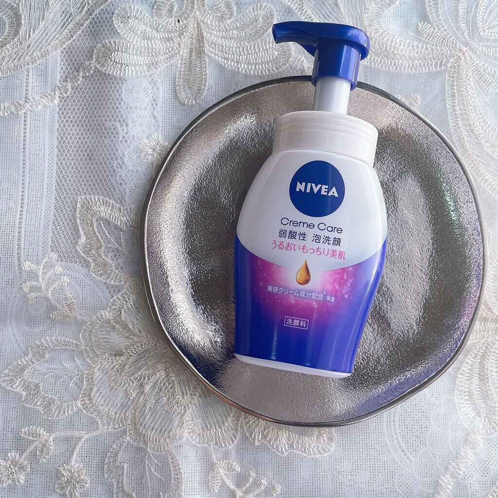 ニベア クリアビューティー弱酸性泡洗顔 もっちり美肌/ニベア/泡洗顔を使ったクチコミ(1枚目)
