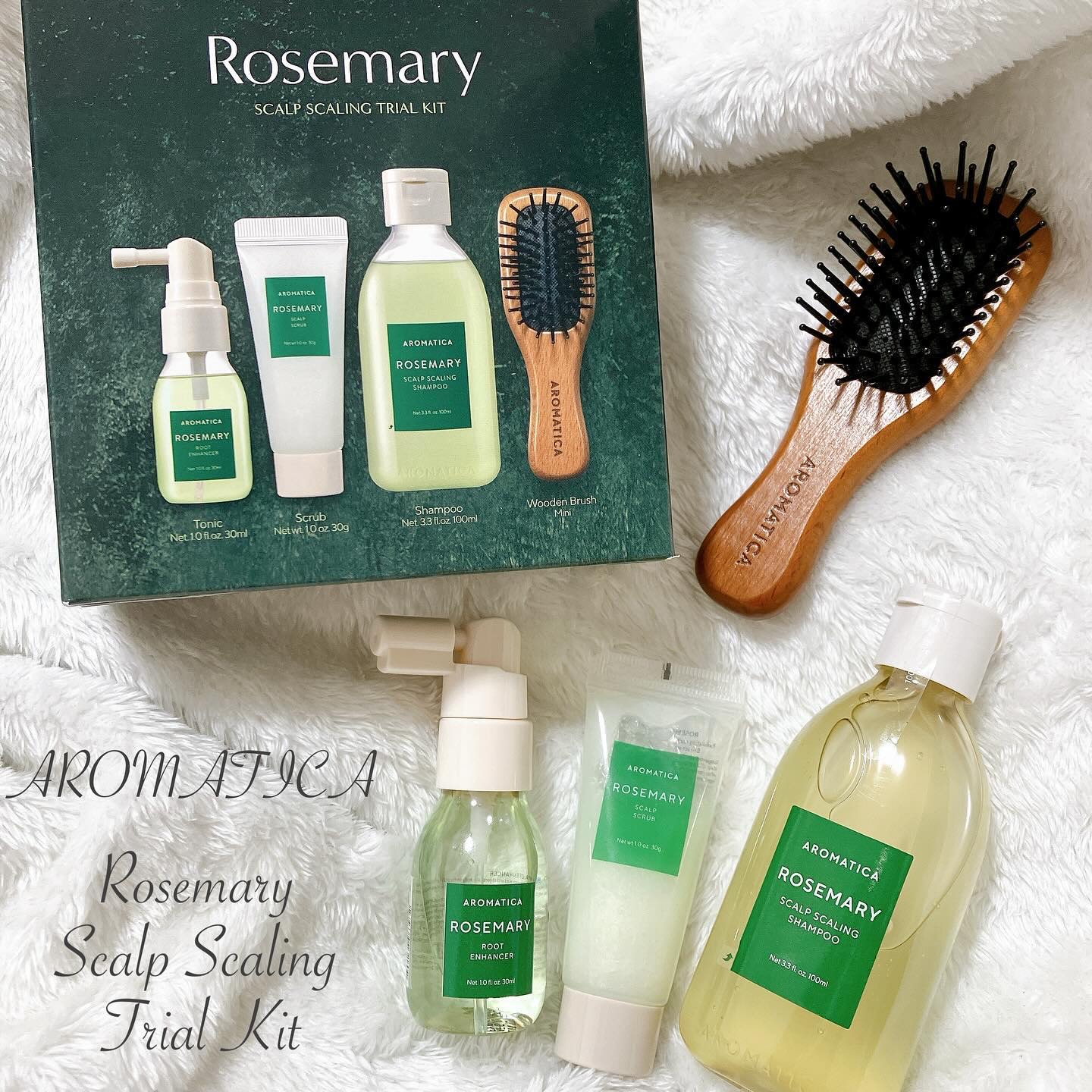 ローズマリー ヘア トライアルセット/AROMATICA/トライアルキットを使ったクチコミ（1枚目）