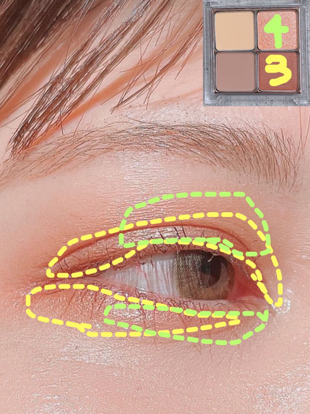 リアルアイハンディパレット/espoir/アイシャドウパレットを使ったクチコミ(3枚目)