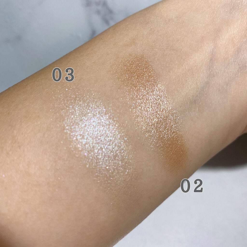 パールグロウハイライト/CEZANNE/パウダーハイライトを使ったクチコミ(3枚目)