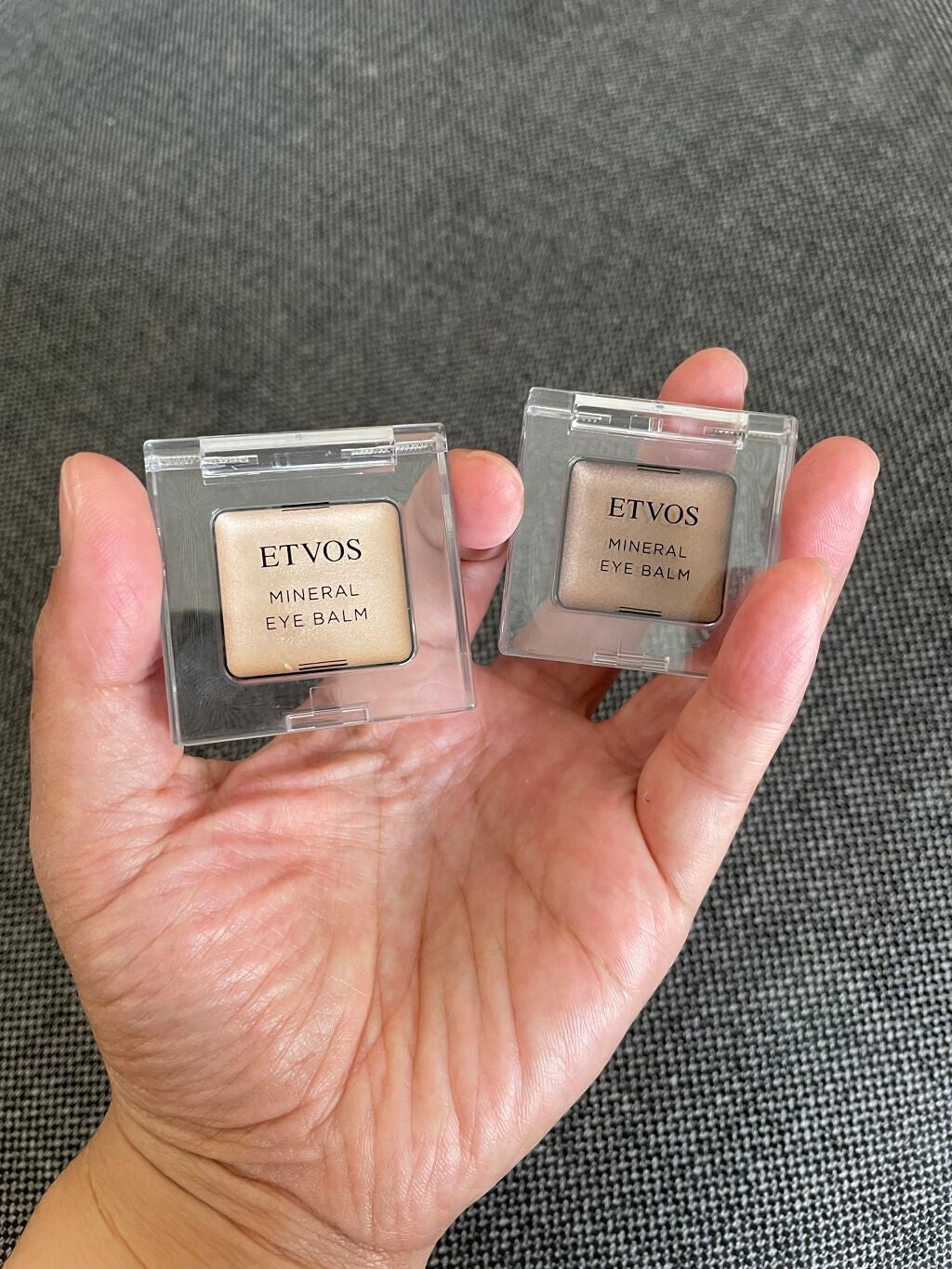ミネラルアイバーム/エトヴォス/ジェル・クリームアイシャドウを使ったクチコミ(1枚目)