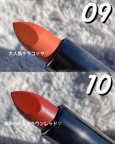 ディグニファイド リップス 10 レンガ/Celvoke/口紅を使ったクチコミ（3枚目）