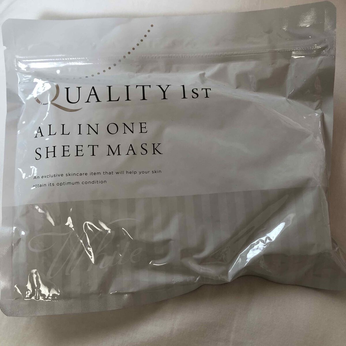 オールインワンシートマスク ホワイトEX/クオリティファースト/シートマスク・パックを使ったクチコミ（1枚目）