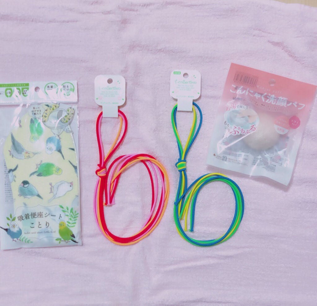 こんにゃく洗顔パフ/セリア/その他スキンケアグッズを使ったクチコミ(1枚目)