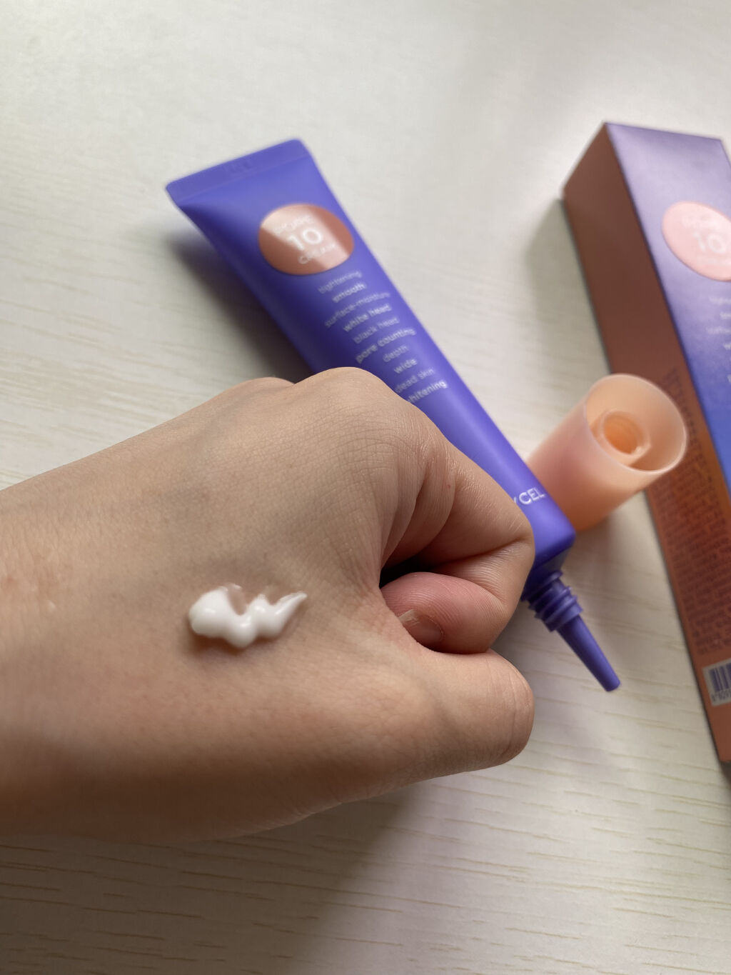 ポアーテンクリーム/DEWYCEL/化粧下地を使ったクチコミ（2枚目）