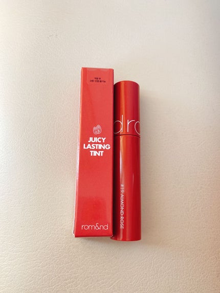 ジューシーラスティングティント/rom&nd/リップティントを使ったクチコミ(1枚目)