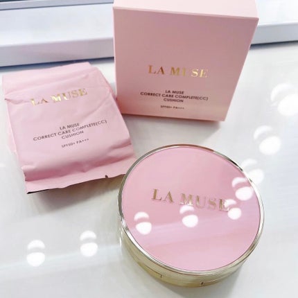 CORRECT CARE COMPLETE CC CUSHION/ラミューズ/クッションファンデーションを使ったクチコミ(3枚目)