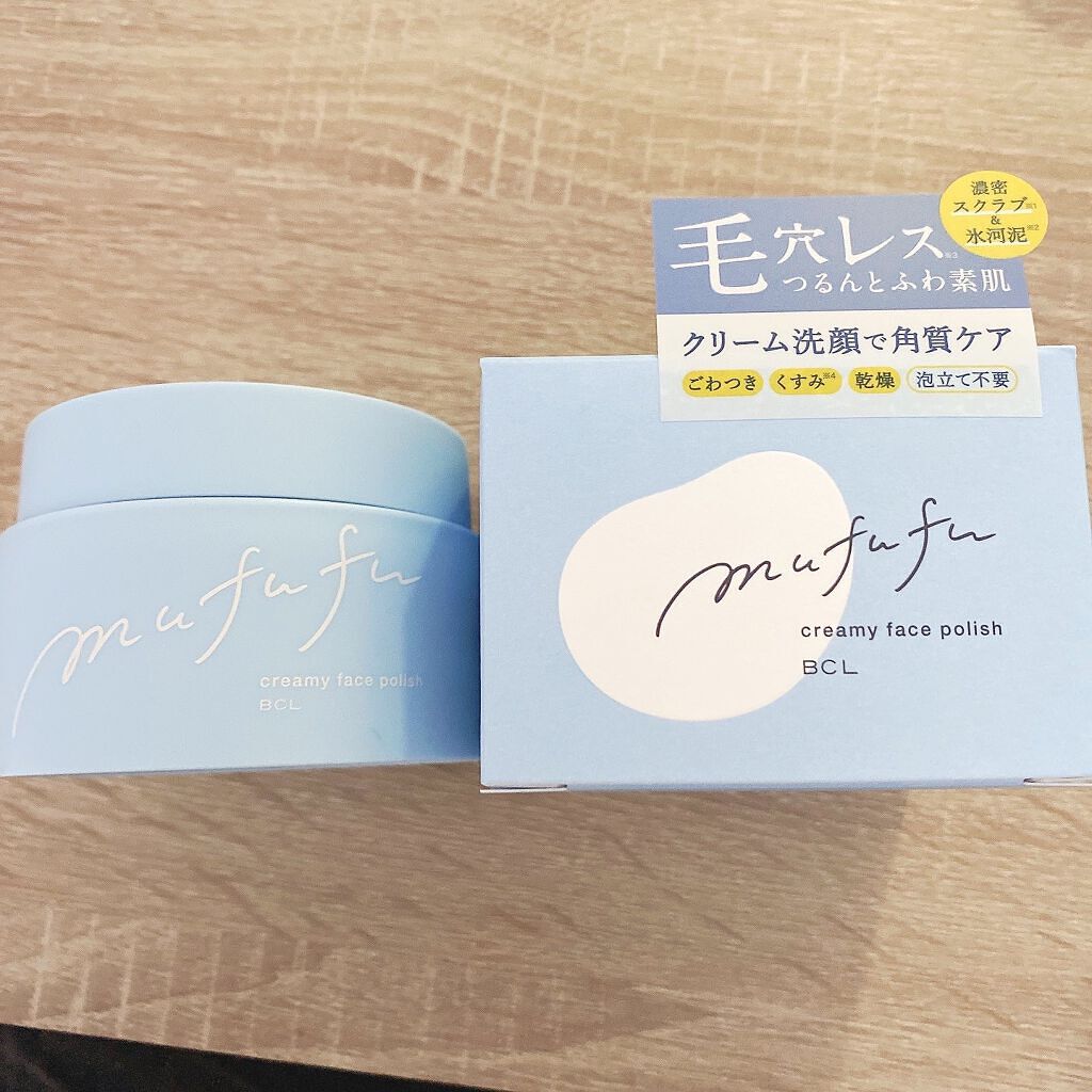 クリーミーフェイスポリッシュ/ムフフ/洗顔フォームを使ったクチコミ（1枚目）
