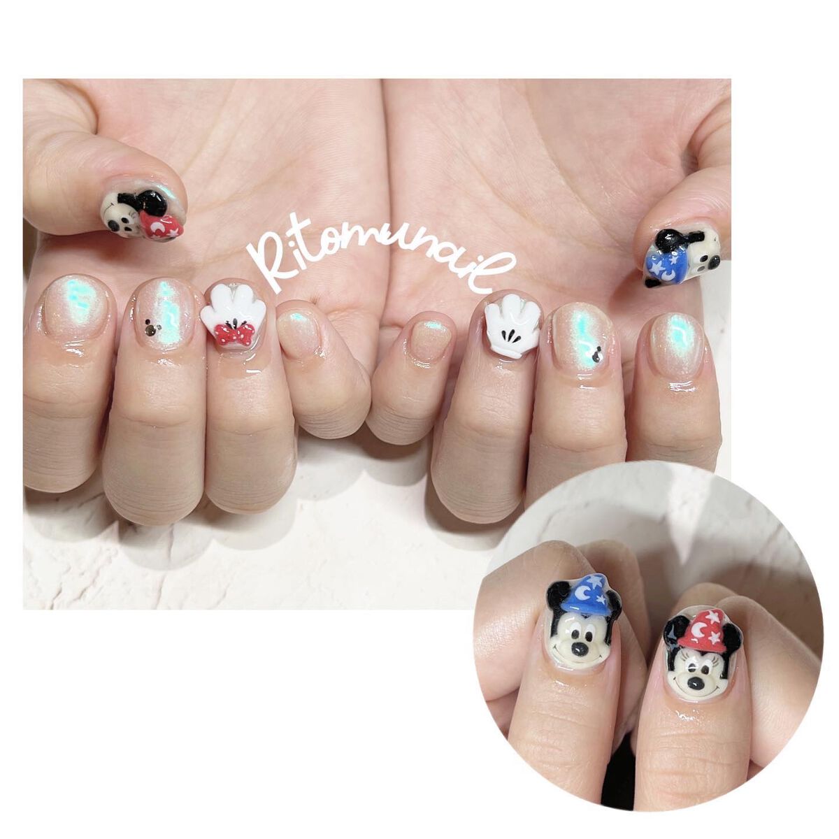 #インパネイル,#ディズニーネイル,#3dキャラクターネイル,#新越谷ネイル,#ジェルネイル,#ママネイル,#子連れネイル,#モニターネイル,#韓国風ネイル,#オシャレネイルのネイルデザイン