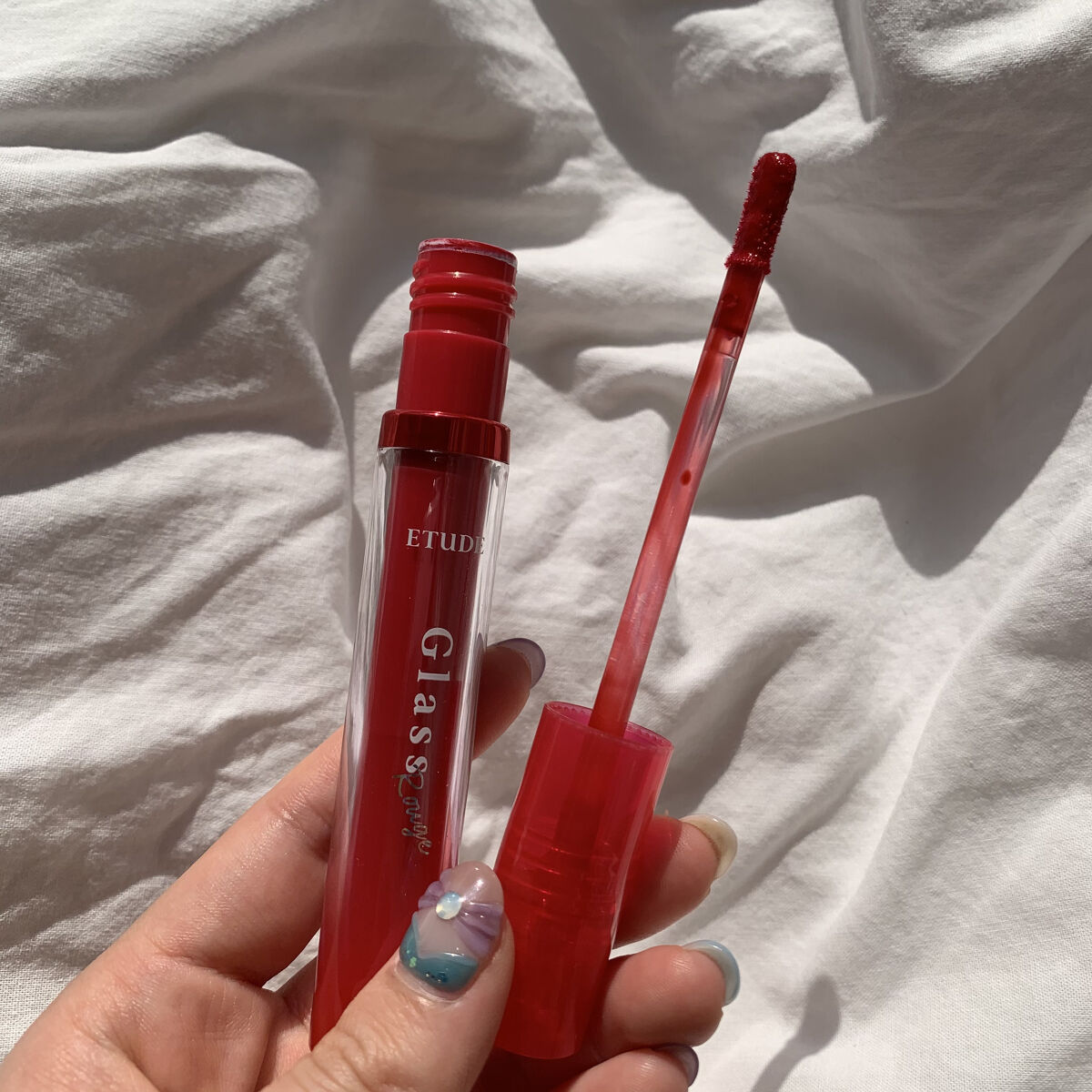 グロッシールージュティント RD303/ETUDE/リップグロスを使ったクチコミ（3枚目）