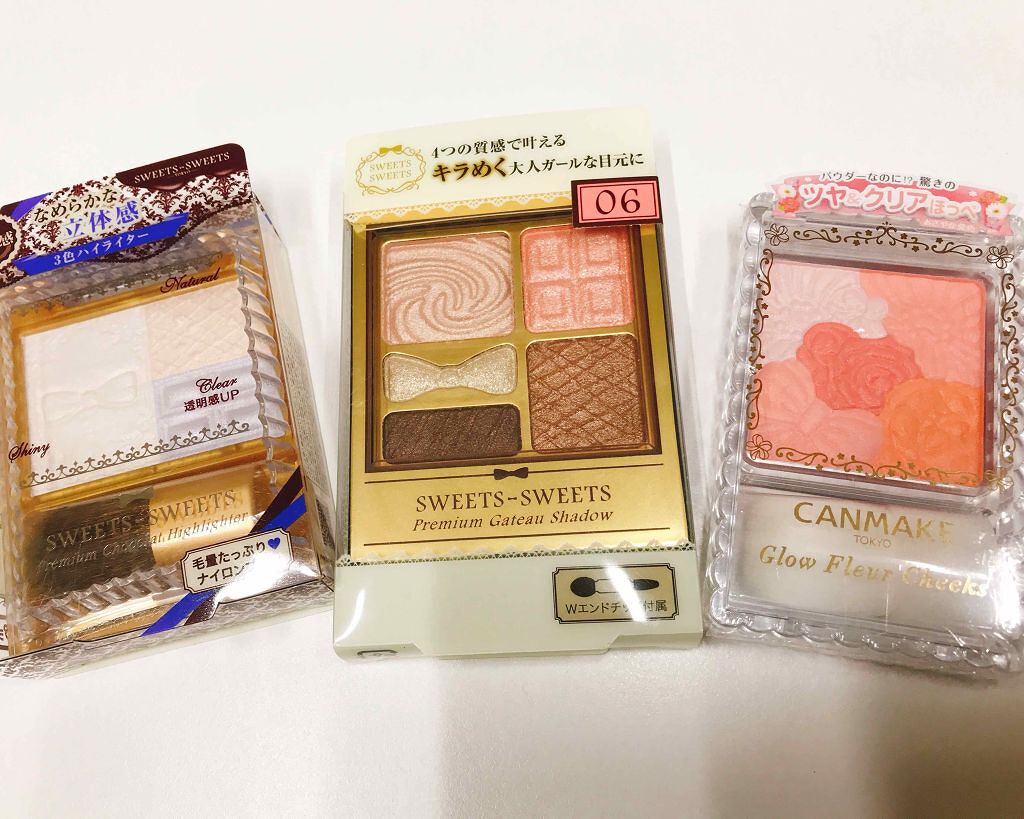 グロウフルールチークス/キャンメイク/パウダーチークを使ったクチコミ(1枚目)