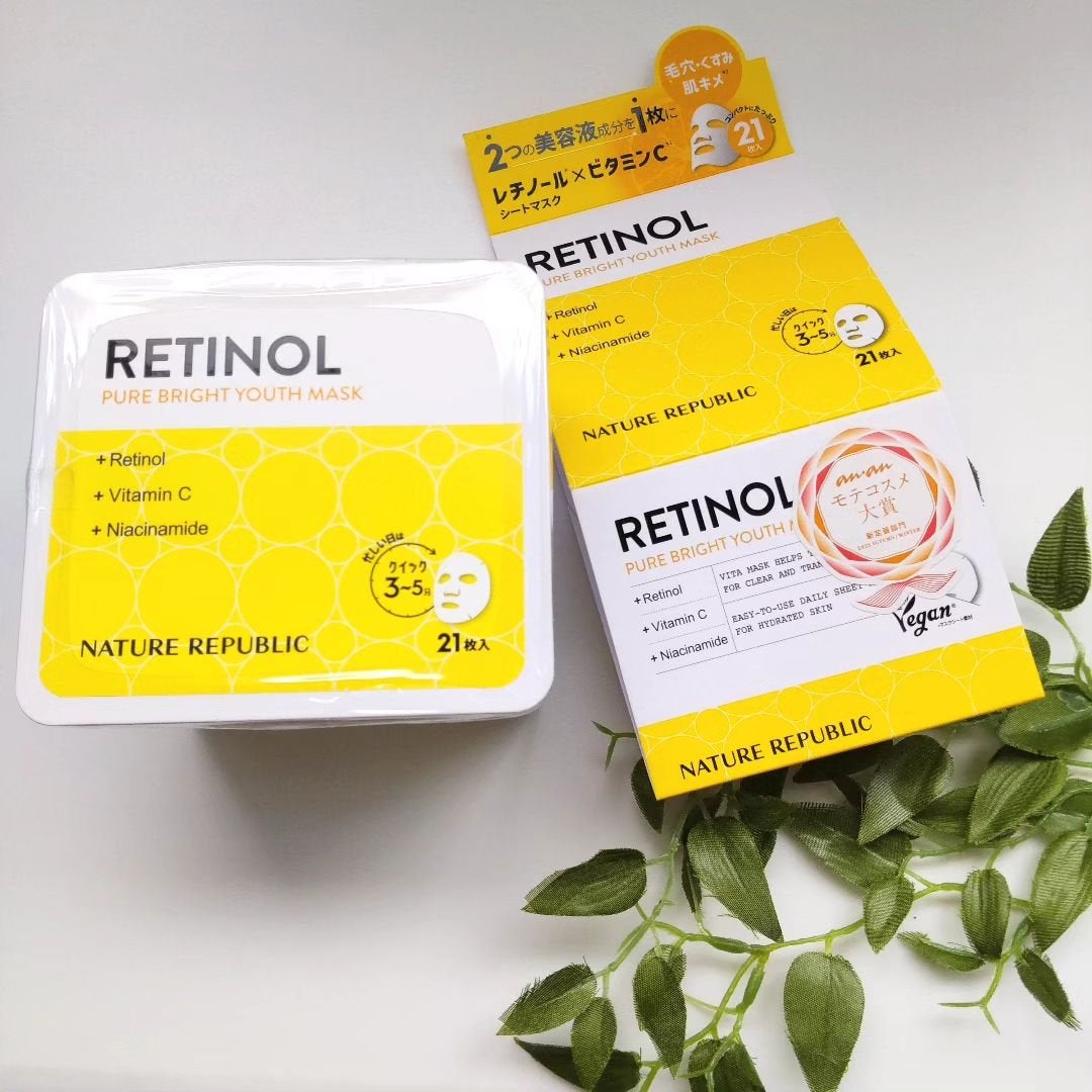 キューブマスク レチノール/ネイチャーリパブリック/シートマスク・パックを使ったクチコミ(1枚目)