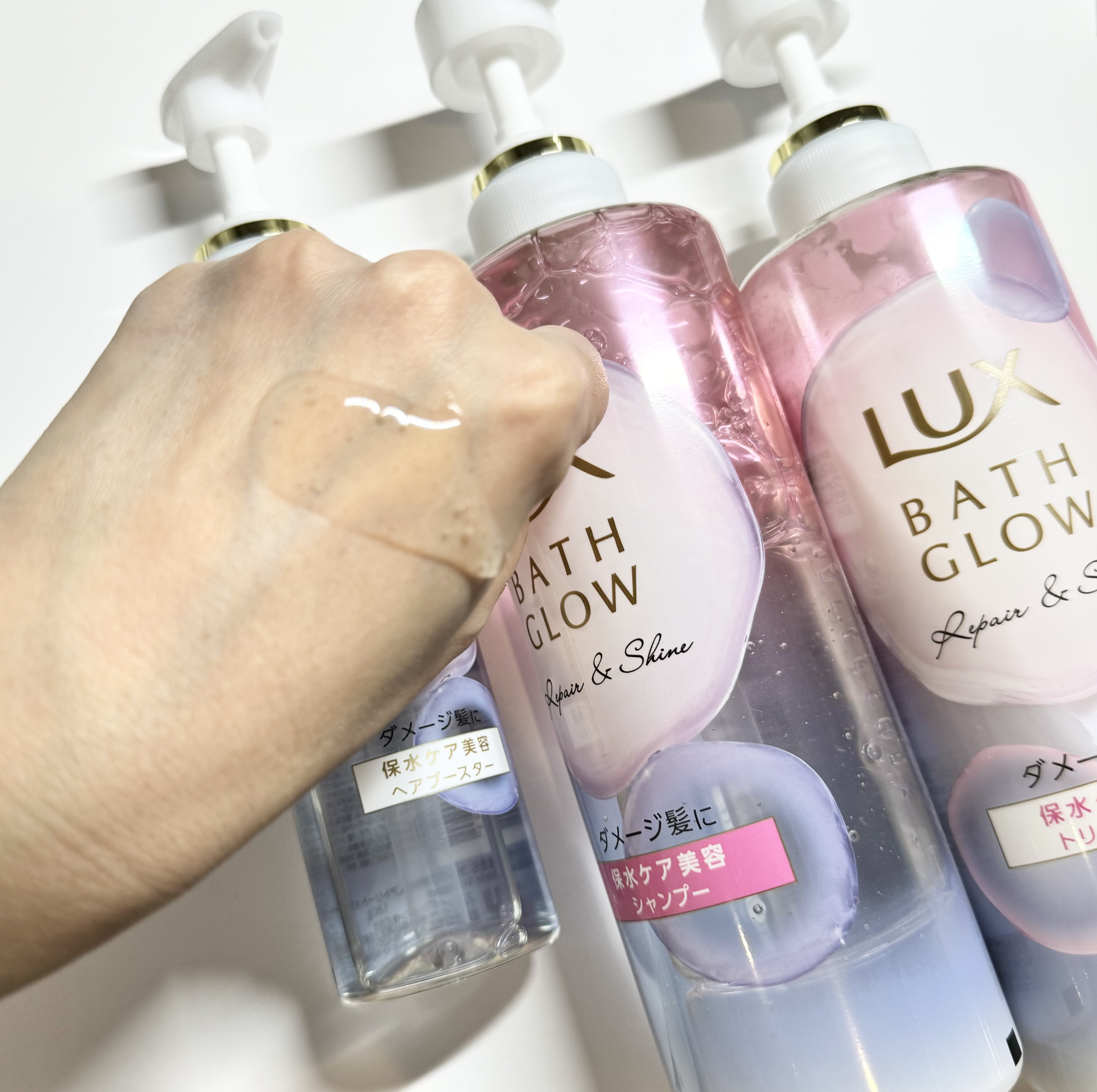 バスグロウ リペア&シャイン シャンプー / トリートメント/LUX/市販シャンプーを使ったクチコミ（2枚目）