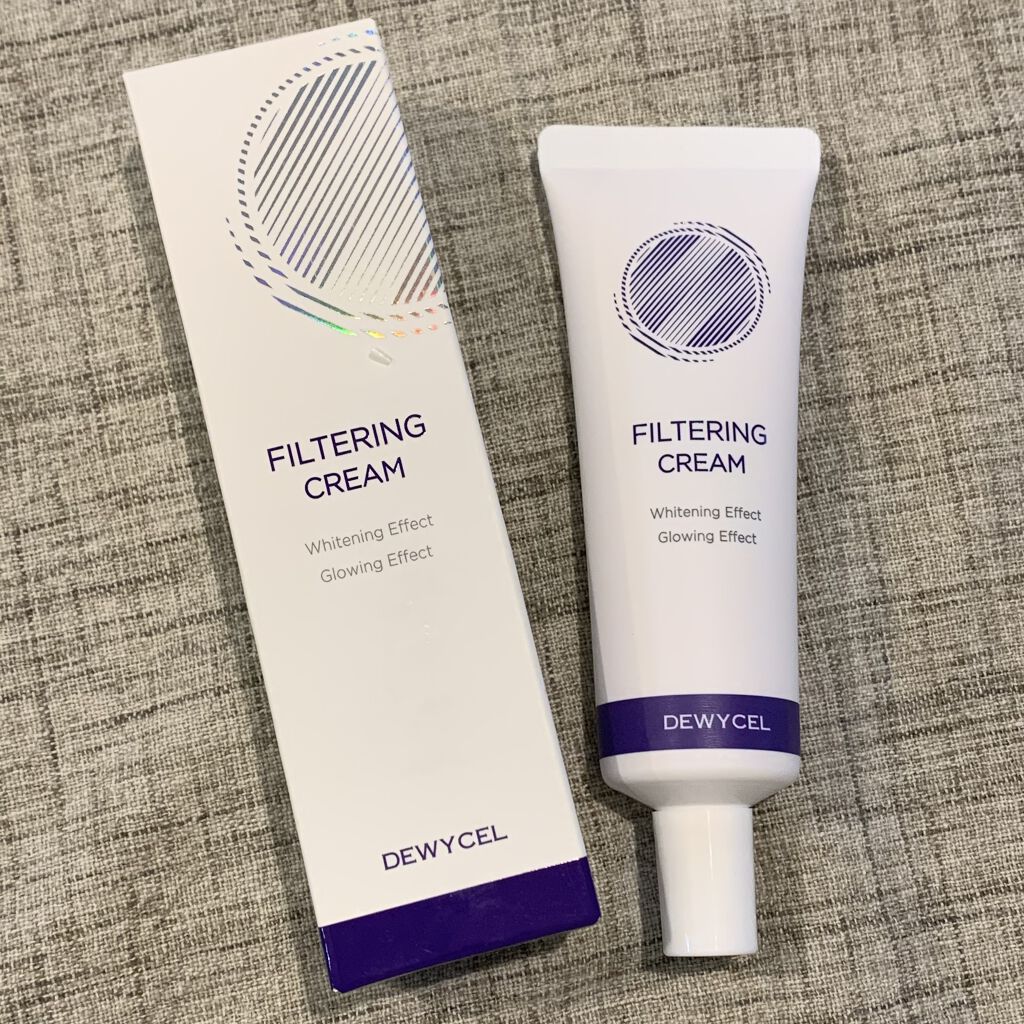 フィルタリングクリーム/DEWYCEL/日焼け止めクリームを使ったクチコミ（1枚目）
