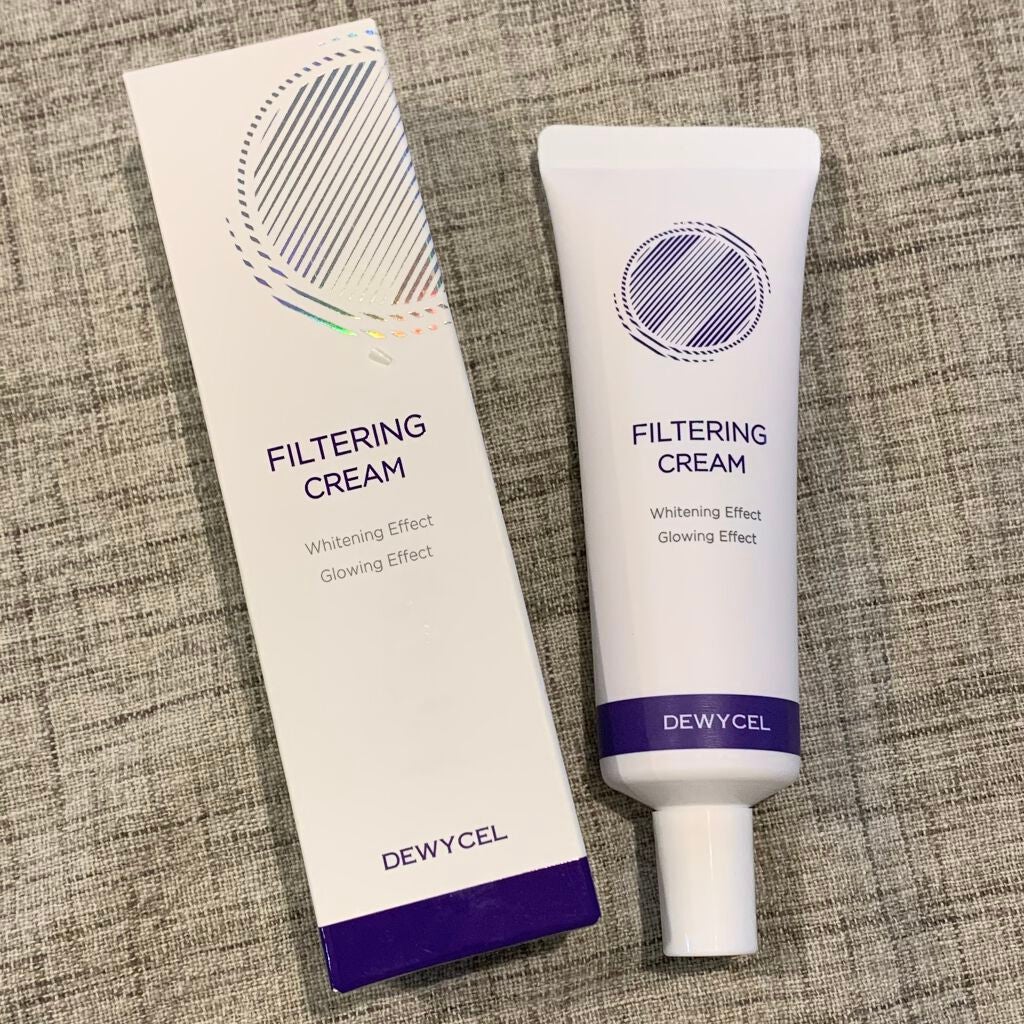 フィルタリングクリーム/DEWYCEL/日焼け止めクリームを使ったクチコミ(1枚目)