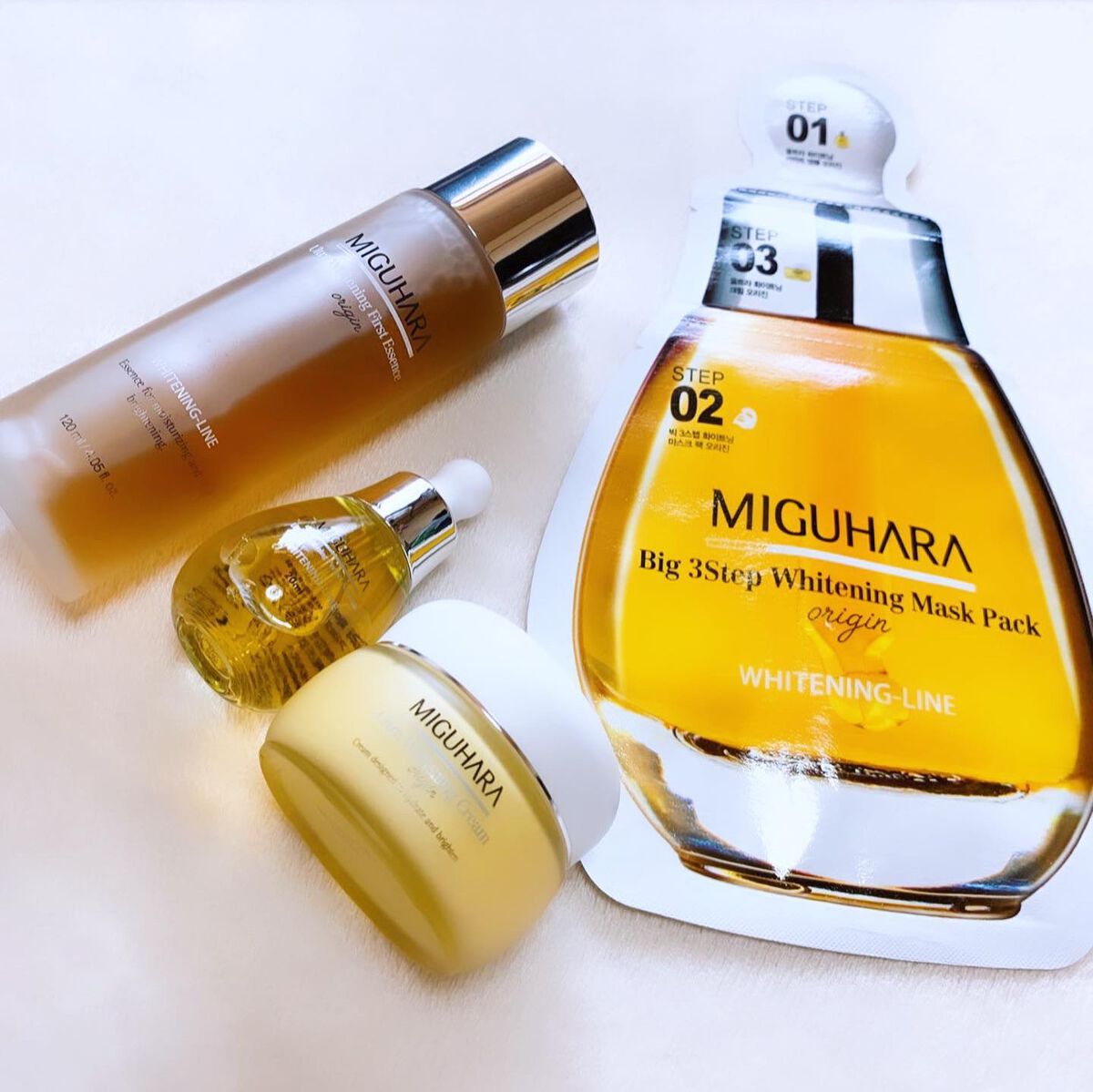 Big3 Step Whitening Mask Pack/MIGUHARA/シートマスク・パックを使ったクチコミ（2枚目）