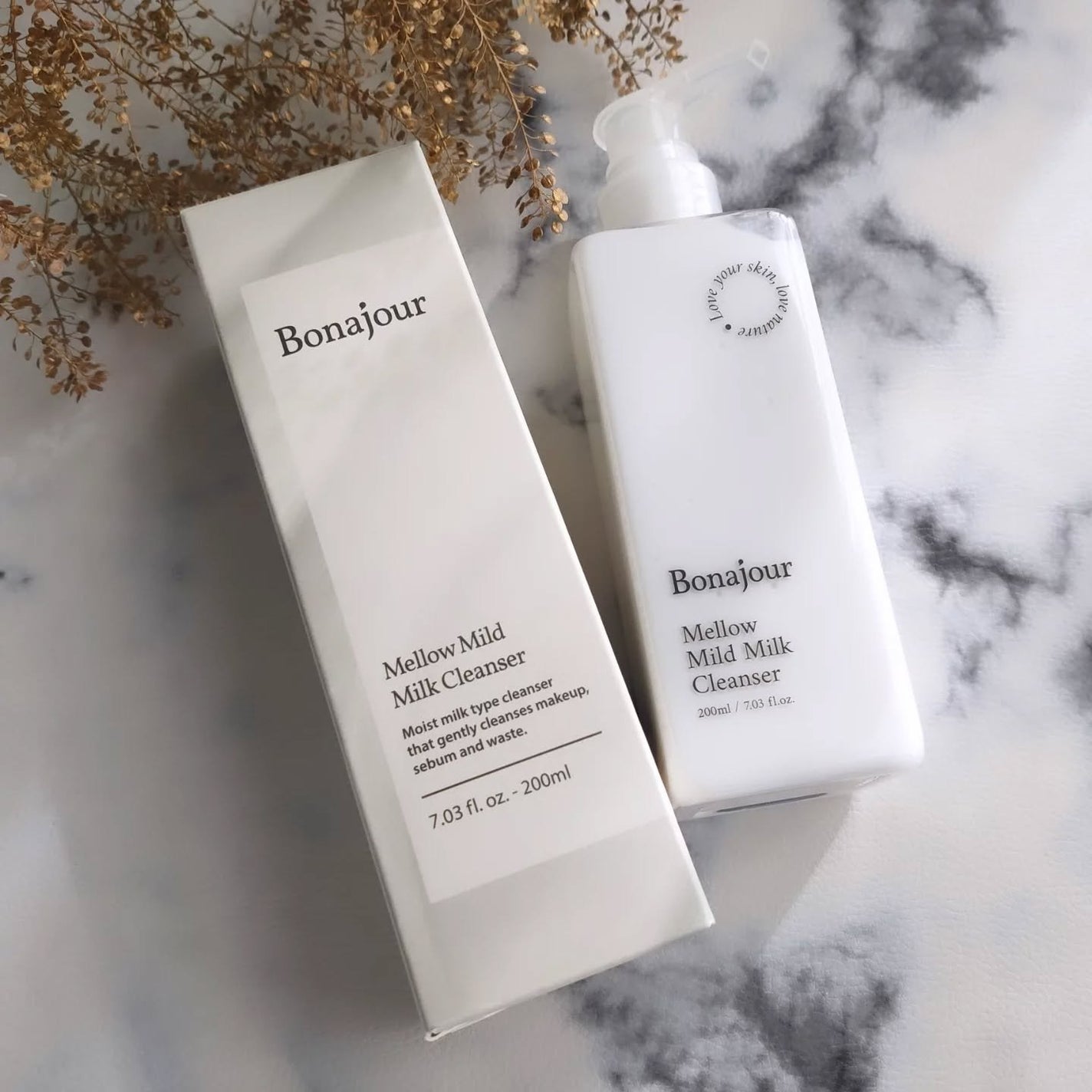 メロウマイルドミルククレンザー/Bonajour/ミルククレンジングを使ったクチコミ(2枚目)