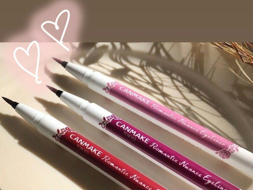 ロマンティックニュアンスアイライナー 02 モーヴナイト/キャンメイク/リキッドアイライナーを使ったクチコミ（1枚目）
