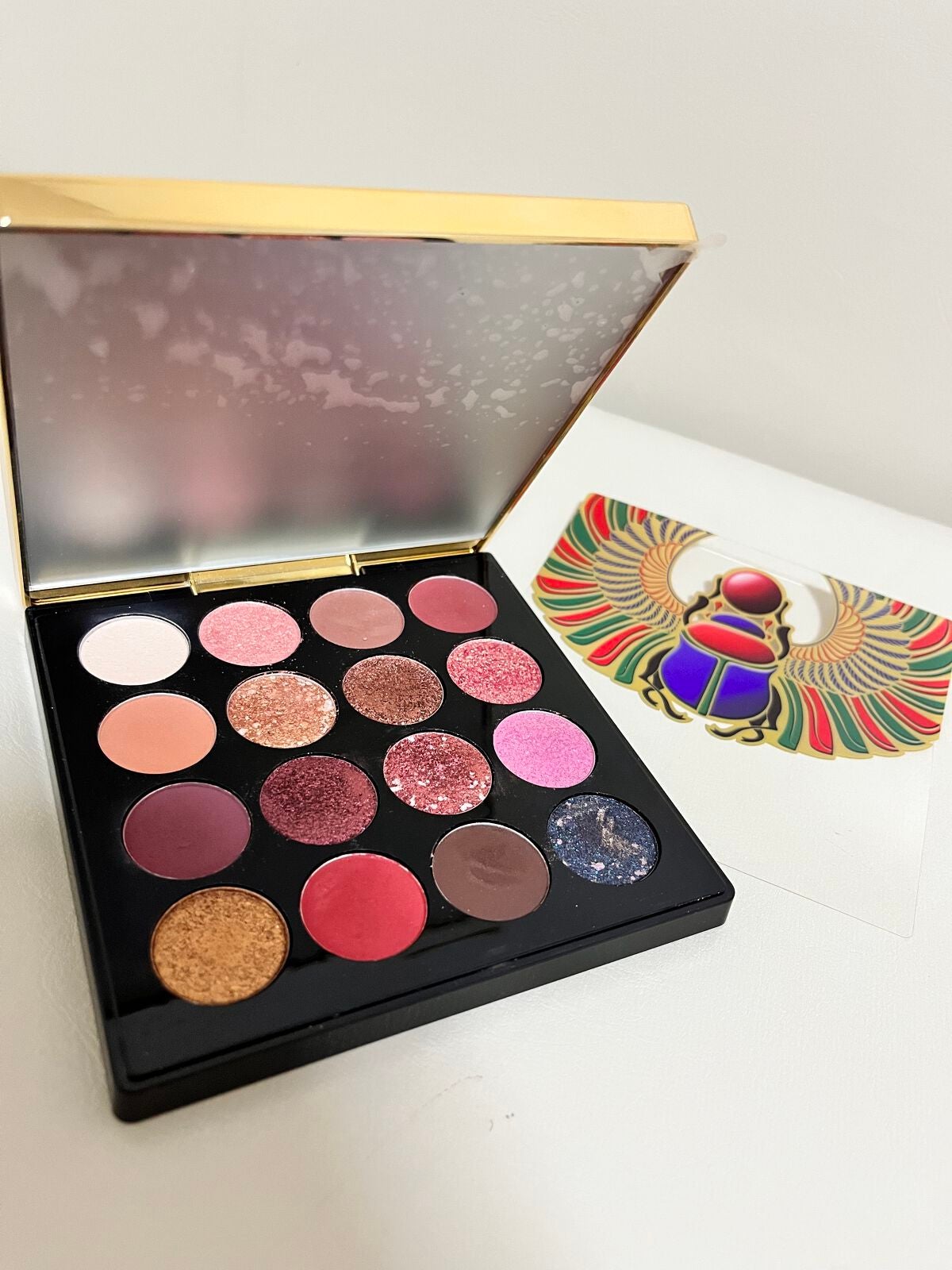 大英博物館 エジプトシリーズ アイシャドウパレット/ZEESEA/アイシャドウパレットを使ったクチコミ(4枚目)