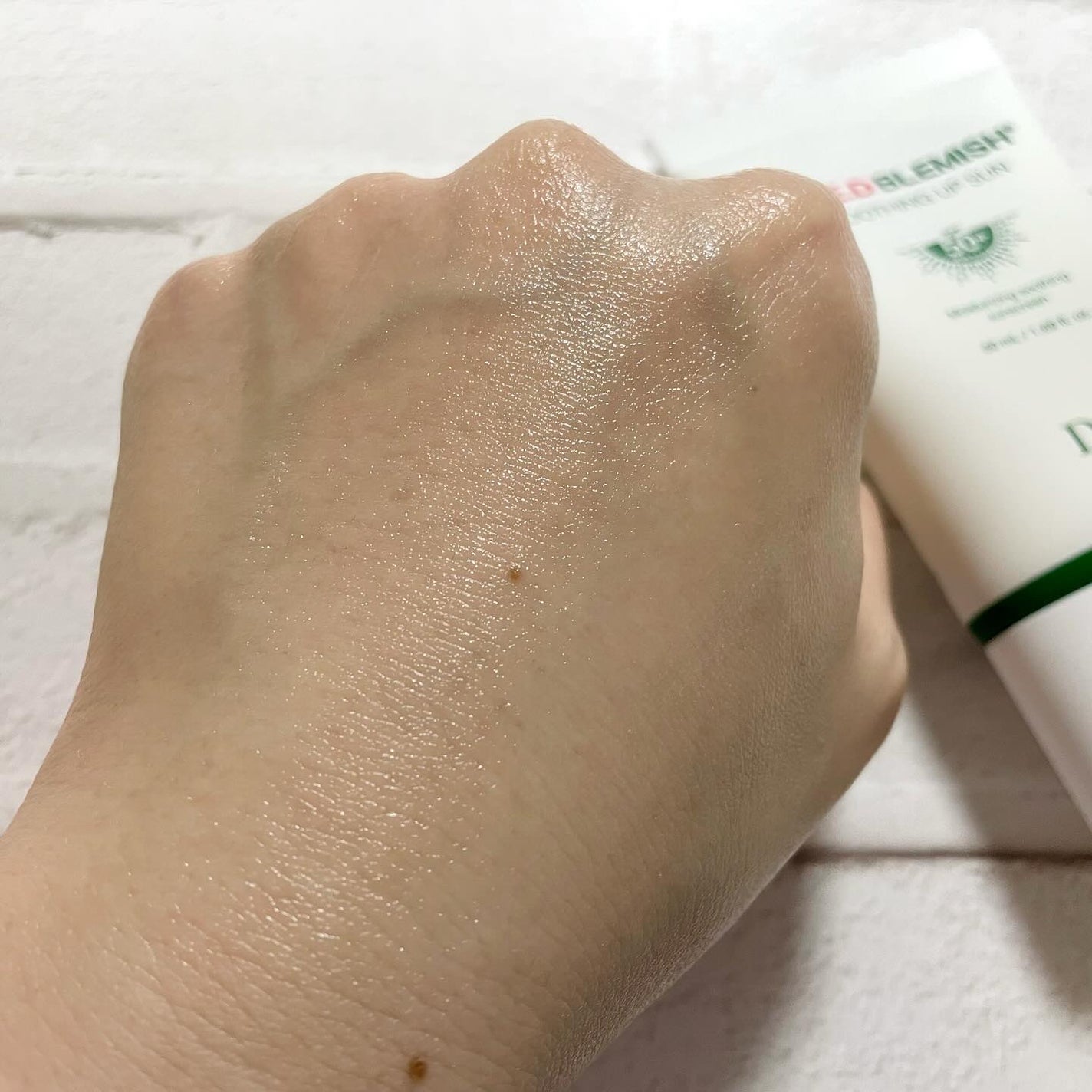 レッドブレミッシュスージングアップサン/Dr.G/日焼け止めクリームを使ったクチコミ(3枚目)