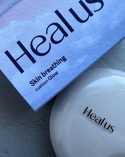 ブリージンググロークッション/Healus/クッションファンデーションを使ったクチコミ(5枚目)
