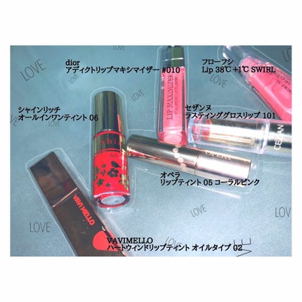 ラスティンググロスリップ/CEZANNE/口紅を使ったクチコミ(1枚目)