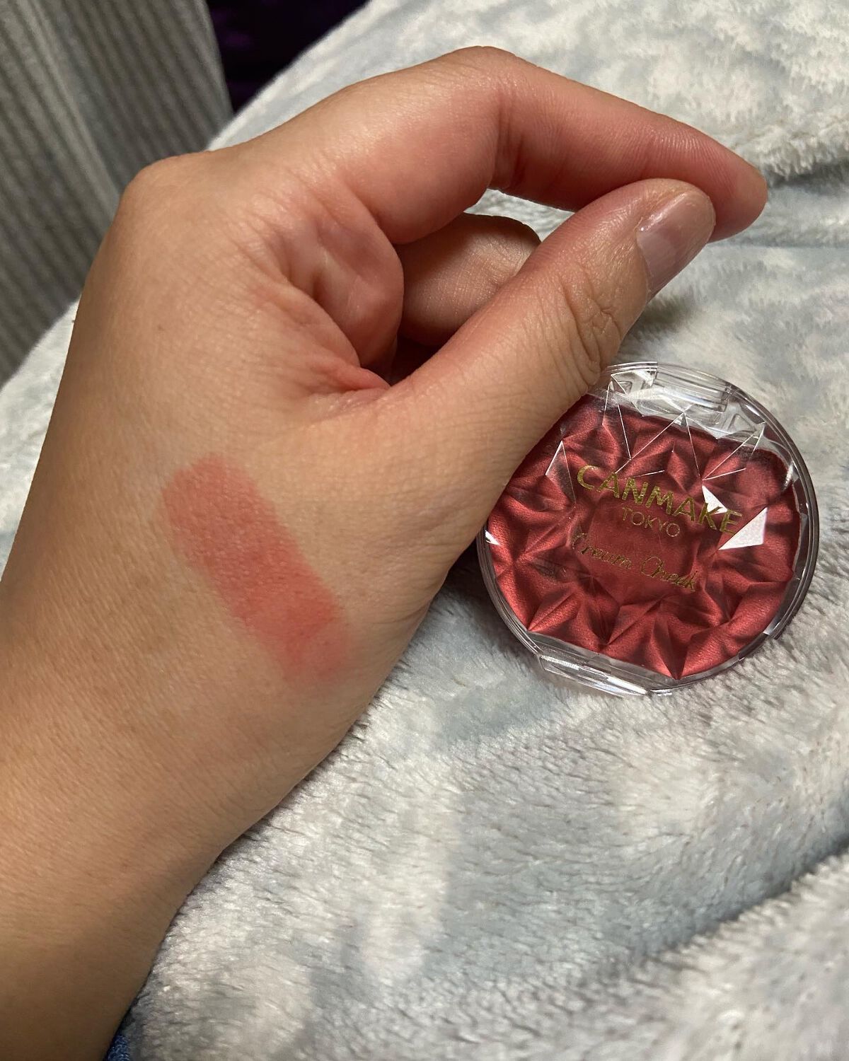 クリームチーク(マットタイプ)/キャンメイク/ジェル・クリームチークを使ったクチコミ(1枚目)