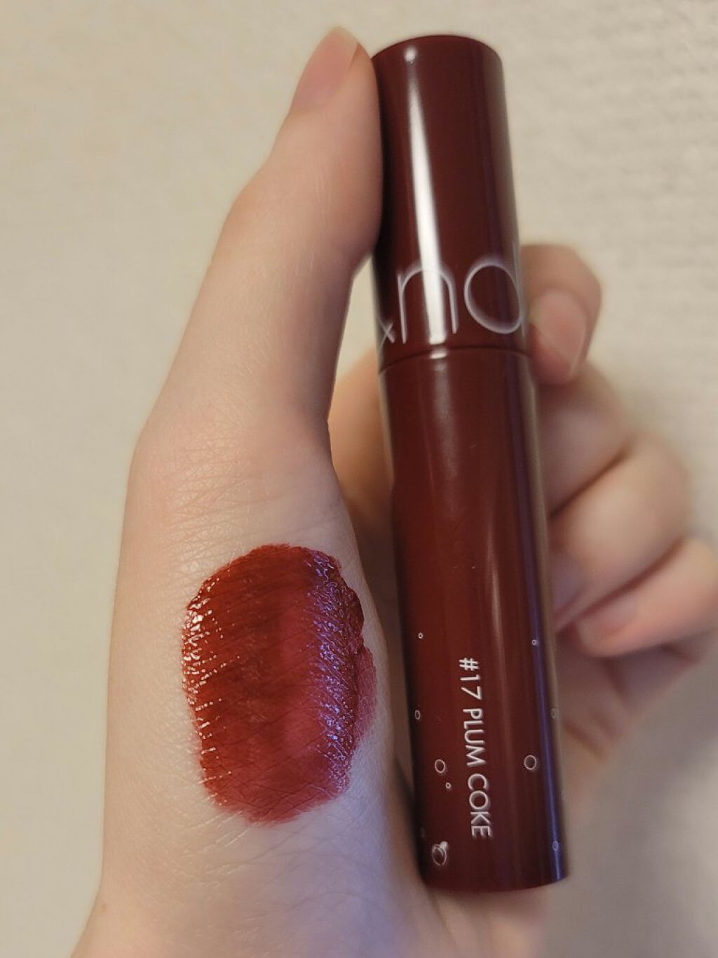 ジューシーラスティングティント/rom&nd/リップティントを使ったクチコミ（1枚目）