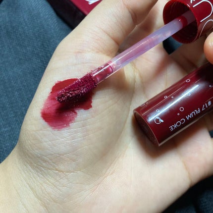 ジューシーラスティングティント/rom&nd/リップティントを使ったクチコミ(3枚目)