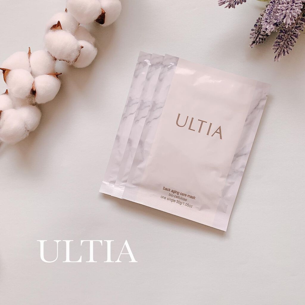 back aging care mask/ULTIA/シートマスク・パックを使ったクチコミ(1枚目)