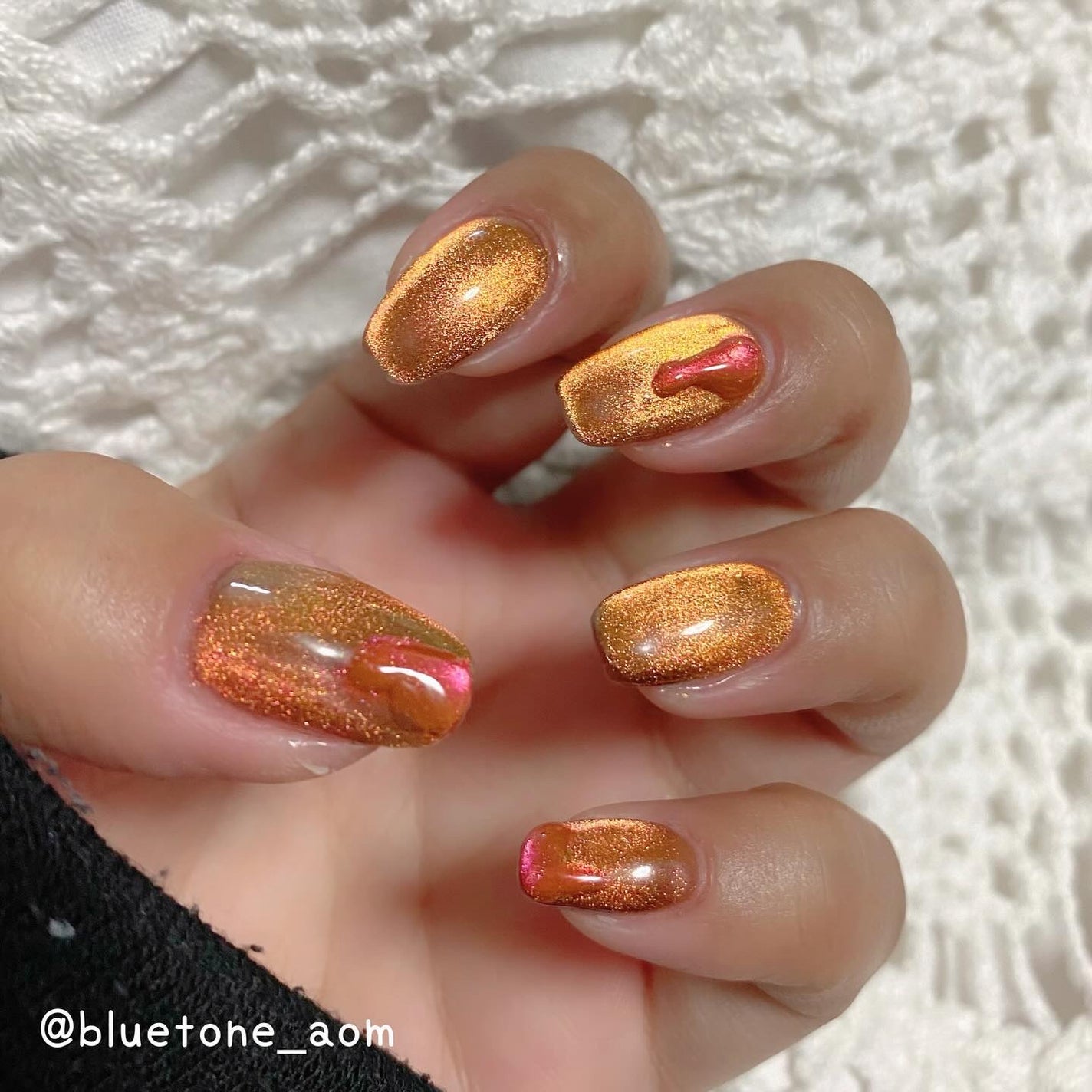 アニマルマグネットジェル/ネイル工房/ジェルネイルを使ったクチコミ(1枚目)