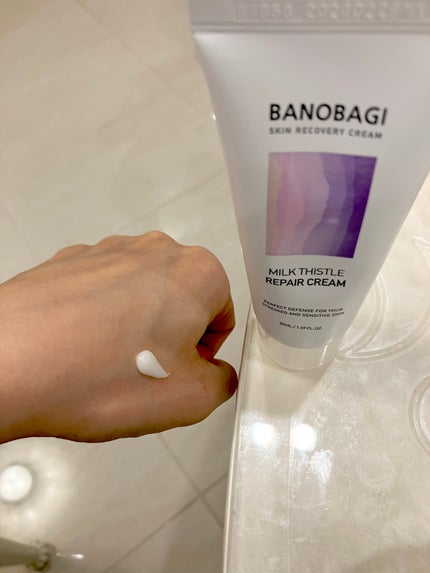ミルクシスル リペアクリーム/BANOBAGI/フェイスクリームを使ったクチコミ(1枚目)