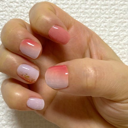 セミキュアジェルネイル(ハンド)/ohora/ネイルシールを使ったクチコミ(3枚目)