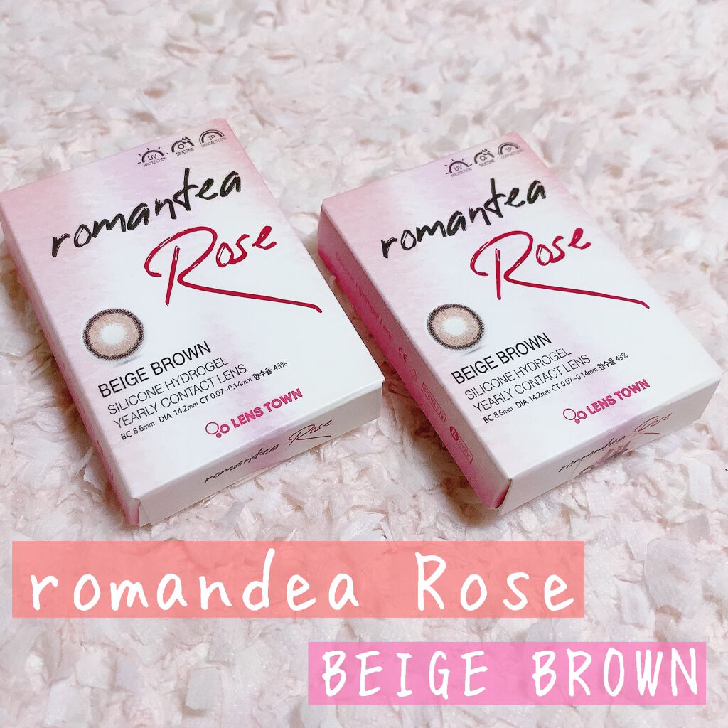 Romantea Rose/THEPIEL/カラーコンタクトレンズを使ったクチコミ(1枚目)