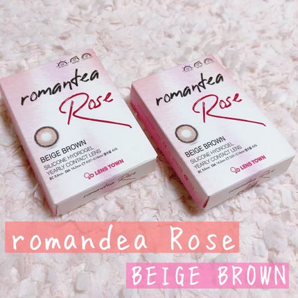Romantea Rose/THEPIEL/カラーコンタクトレンズを使ったクチコミ(1枚目)