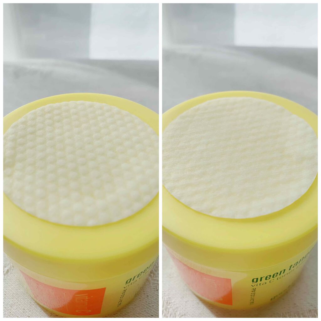 グリーンタンジェリン ビタCダークスポットケアパッド/goodal/トナーパッドを使ったクチコミ(4枚目)