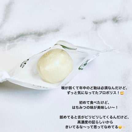 潤沢プロポリスのど飴/グランヴォ/食品を使ったクチコミ(3枚目)