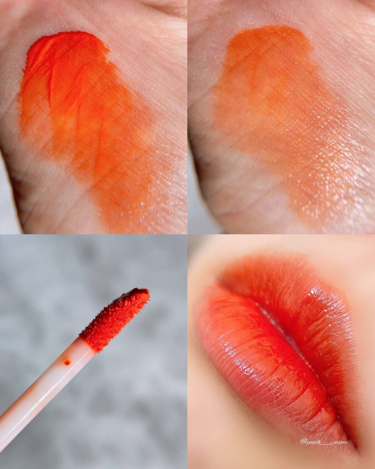 ZEESEA 「0」重力 軽いリキッド #ルージュ/ZEESEA/リップグロスを使ったクチコミ(3枚目)