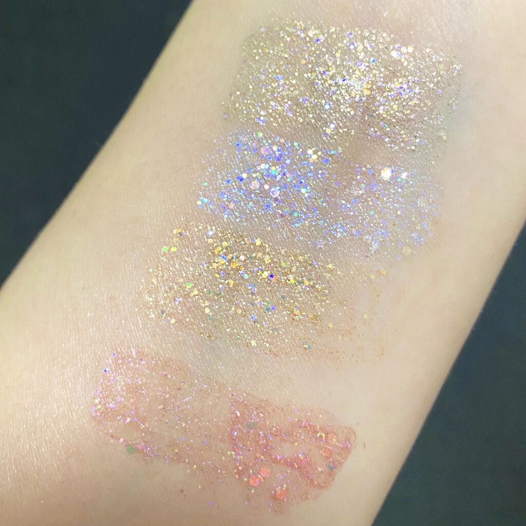 リキッド グリッター シャドウ/rom&nd/グリッターを使ったクチコミ（2枚目）