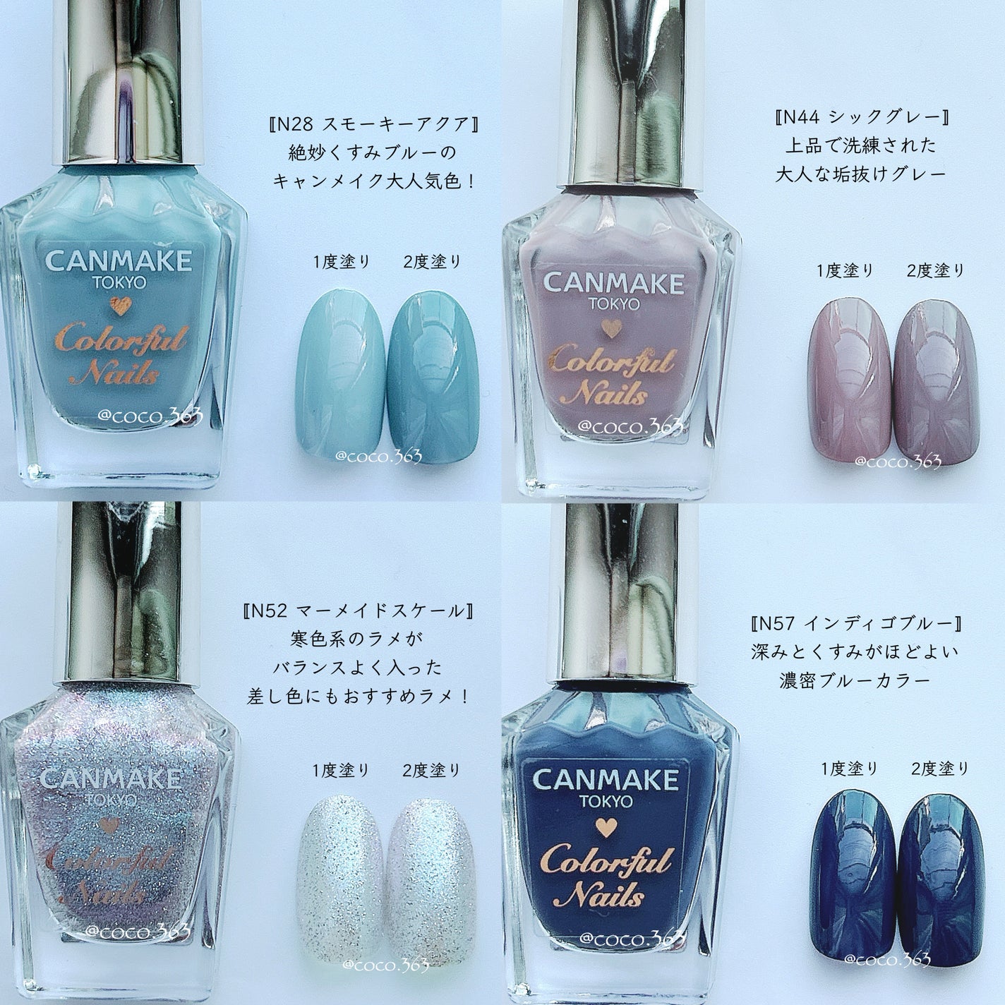 カラフルネイルズ/キャンメイク/マニキュアを使ったクチコミ(4枚目)