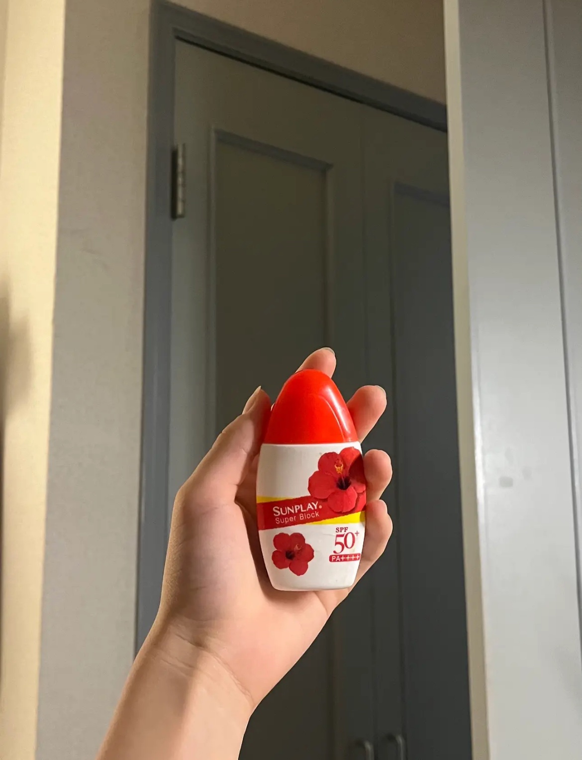 サンプレイスーパーブロック/メンソレータム/日焼け止めローションを使ったクチコミ（1枚目）