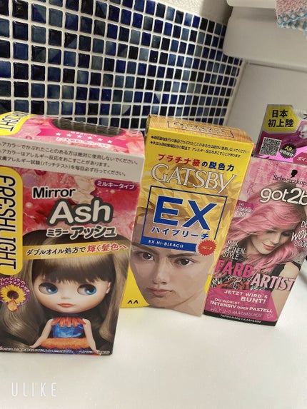 ミルキーヘアカラー ミラーアッシュ/フレッシュライト/ヘアカラーを使ったクチコミ(3枚目)