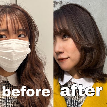 HARUNA on LIPS 「.流しやすい前髪カット、顔周りカット✂️によって印象を大幅に変..」（3枚目）