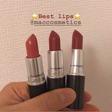 ダイスキでたまらないmacのリップスティック！#chili #seesheer #rubywootokyo 