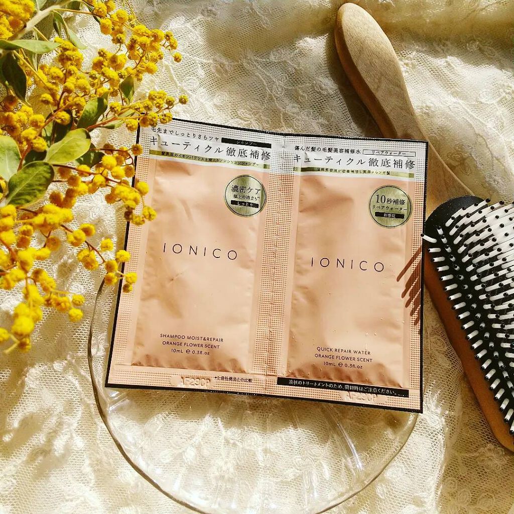 プレミアムイオン クイックリペアウォーター （毛髪美容補修水）/IONICO/洗い流すヘアトリートメントを使ったクチコミ（1枚目）