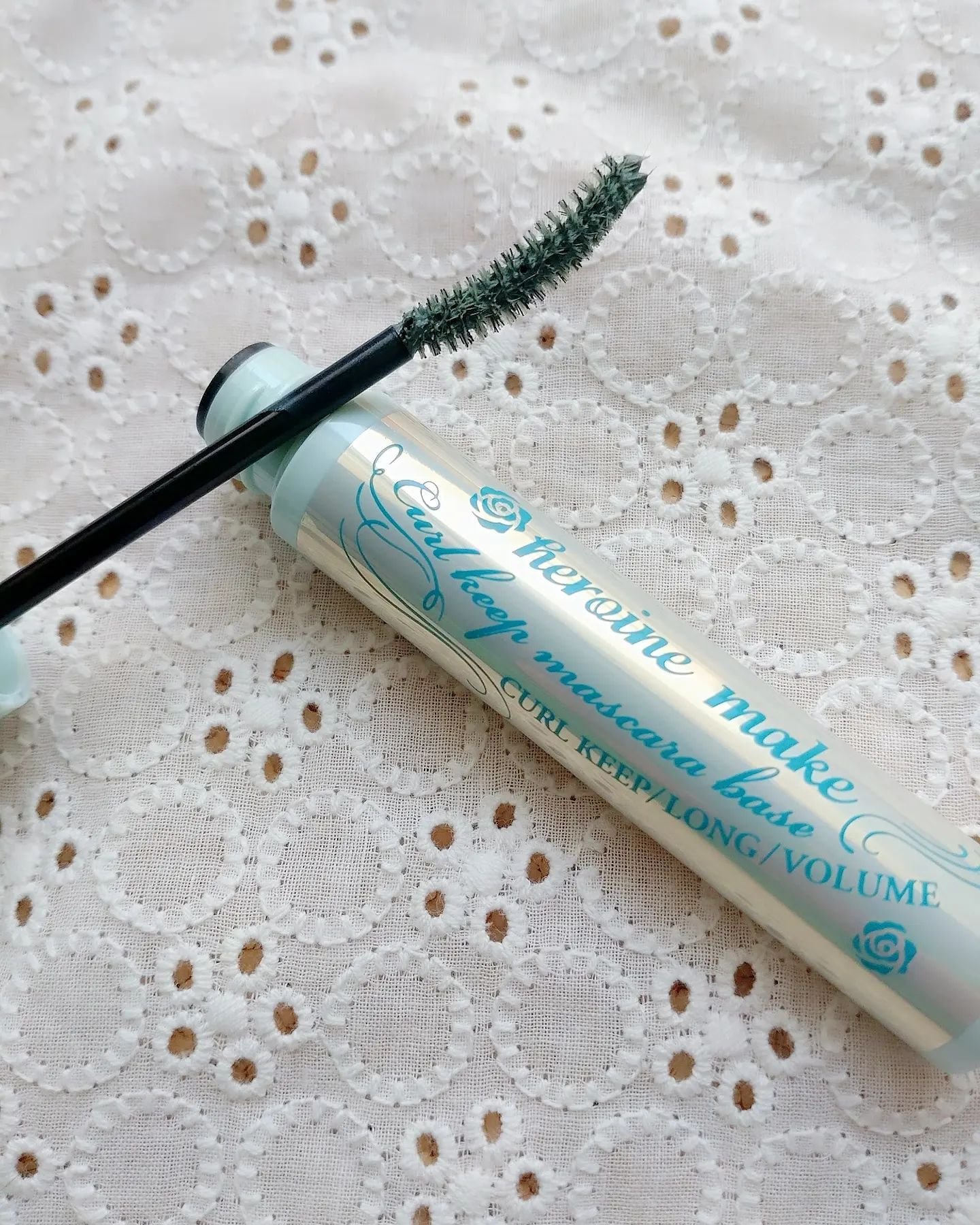 カールキープ マスカラベース 52 オーシャングリーン/ヒロインメイク/マスカラ下地を使ったクチコミ（3枚目）