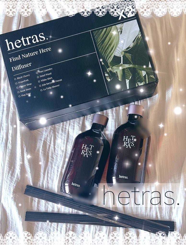 プレミアムディフューザー/hetras/ルームフレグランスを使ったクチコミ(1枚目)